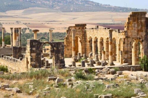 Roman ruins of volubilis - Morocco