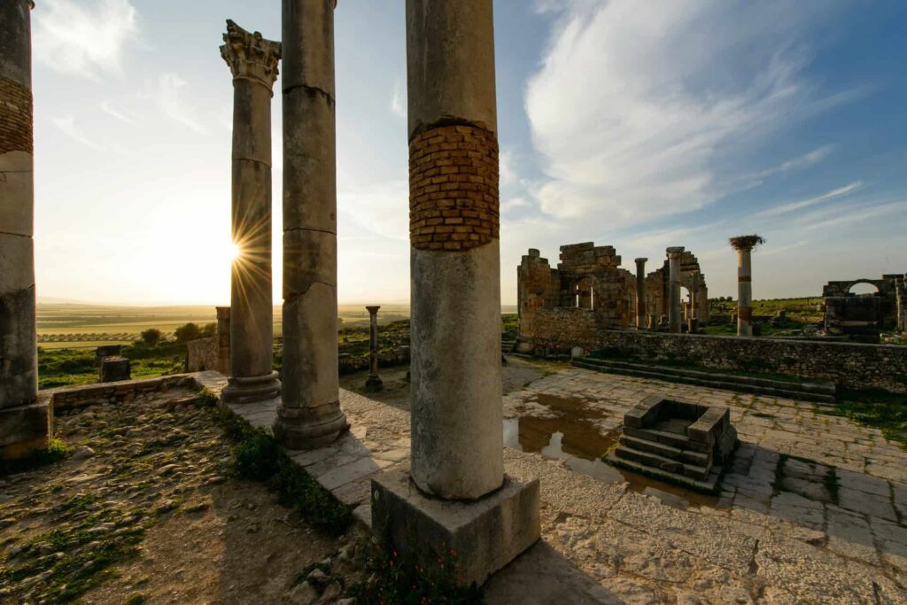 roman ruins of volubilis , Morocco.